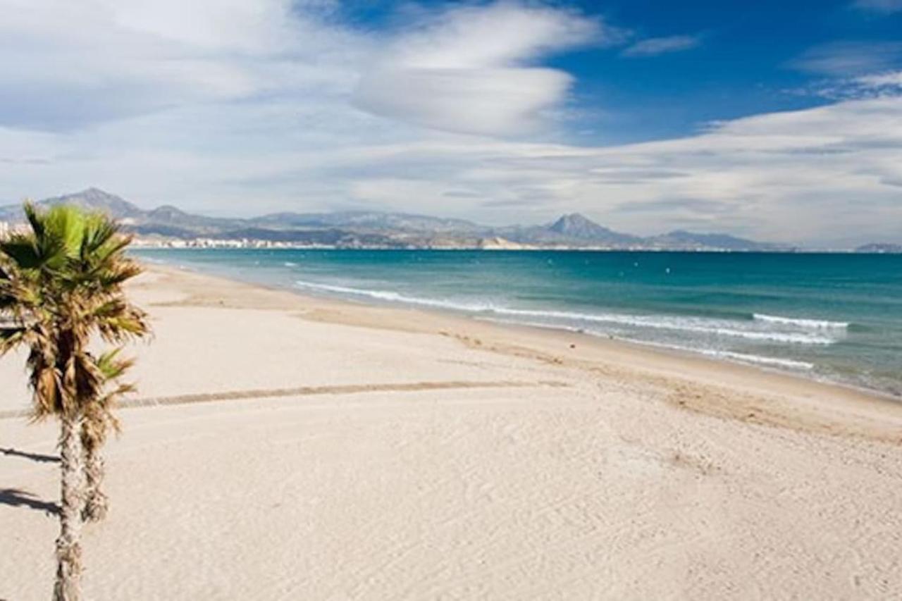 Beautiful apartment beach Playa San Juan Alicante Bagian luar foto